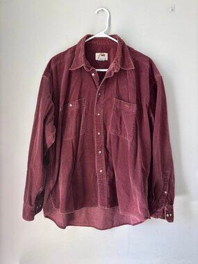 Vintage 90s Field Gear Corduroy Shirt Men’s XL Made in Korea